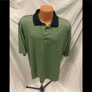 BLUE/Lt Green FOOTJOY FJ MEN'S XL GOLF POLO SHIRT